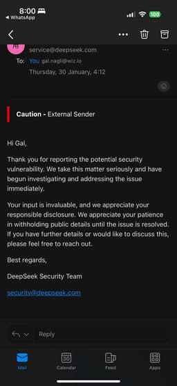 Взлом DeepSeek: утечки логов ClickHouse image preview