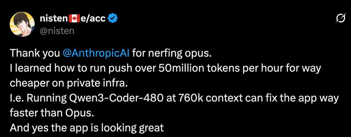 увидел в твиттере пост чувака, который гоняет... image preview