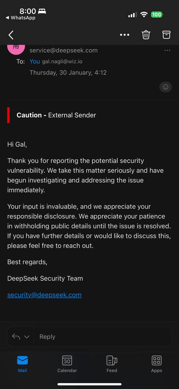 Взлом DeepSeek: утечки логов ClickHouse image preview